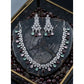 Sensational Women's Brass Silver Plated Necklace set