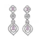 Sensational Women's Brass Silver Plated Necklace set