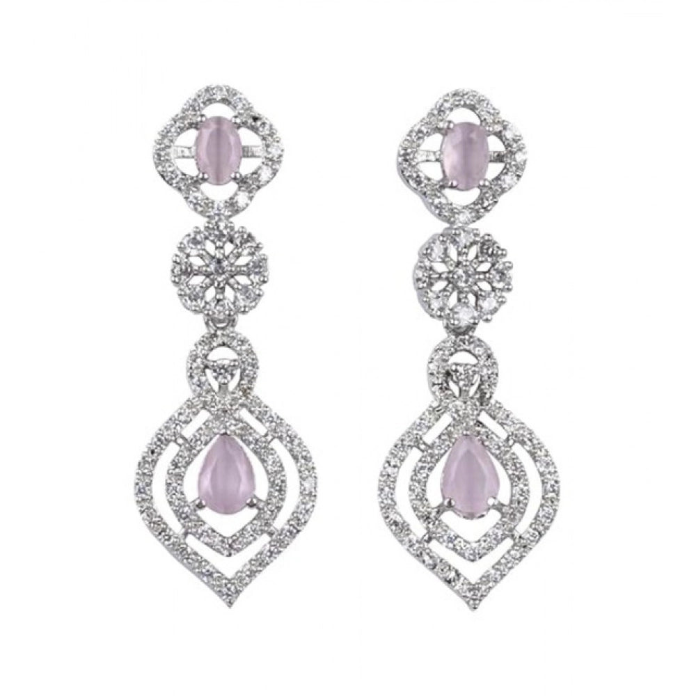 Sensational Women's Brass Silver Plated Necklace set