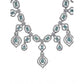 Sensational Women's Brass Silver Plated Necklace set