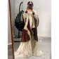 Fashionable Women's Silk Embroidered V Neck Kurti With Sharara Pant and Dupatta Set