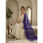Fashionable Women's Silk Embroidered V Neck Kurti With Sharara Pant and Dupatta Set