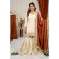 Fashionable Women's Silk Embroidered V Neck Kurti With Sharara Pant and Dupatta Set