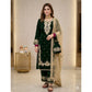 Elegant Women's Silk Embroidered Round Kurti With Palazzo Pant and Dupatta Set