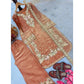 Elegant Women's Silk Embroidered Round Kurti With Palazzo Pant and Dupatta Set