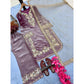 Elegant Women's Silk Embroidered Round Kurti With Palazzo Pant and Dupatta Set