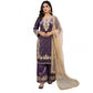 Elegant Women's Silk Embroidered Round Kurti With Palazzo Pant and Dupatta Set