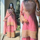 Elegant Women's Silk Embroidered Round Kurti With Sharara Pant and Dupatta Set