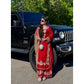 Gorgeous Women's Silk Embroidered Round Readymade Kurti With Palazzo Pant and Dupatta Set