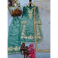 Gorgeous Women's Silk Embroidered Round Readymade Kurti With Palazzo Pant and Dupatta Set