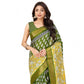 Ravishing Women's Cotton Blend Printed Saree With Blouse Piece