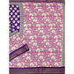 Ravishing Women's Cotton Blend Printed Saree With Blouse Piece