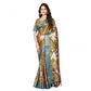 Lovely Women's Cotton Blend Floral Printed Saree With Blouse Piece