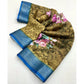 Lovely Women's Cotton Blend Floral Printed Saree With Blouse Piece