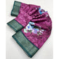 Lovely Women's Cotton Blend Floral Printed Saree With Blouse Piece