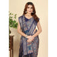 Ravishing Women's Cotton Blend Printed Saree With Blouse Piece