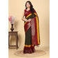 Contemporary Women's Cotton Silk Solid Saree With Blouse Piece