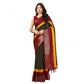 Contemporary Women's Cotton Silk Solid Saree With Blouse Piece
