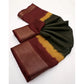 Contemporary Women's Cotton Silk Solid Saree With Blouse Piece