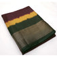 Contemporary Women's Cotton Silk Solid Saree With Blouse Piece