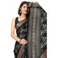 Fancy Women's Cotton Silk Floral Printed Saree With Blouse Piece