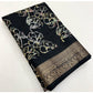 Fancy Women's Cotton Silk Floral Printed Saree With Blouse Piece