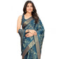Fancy Women's Cotton Silk Floral Printed Saree With Blouse Piece