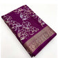 Magnificent Women's Cotton Silk Floral Printed Saree With Blouse Piece