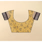 Ravishing Women's Cotton Linen Printed Saree With Blouse Piece