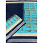 Ravishing Women's Cotton Linen Printed Saree With Blouse Piece
