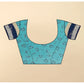 Ravishing Women's Cotton Linen Printed Saree With Blouse Piece