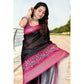 Marvellous Women's Cotton Silk Printed Saree With Blouse Piece