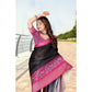 Marvellous Women's Cotton Silk Printed Saree With Blouse Piece