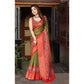 Amazing Women's Cotton Silk Printed Saree With Blouse Piece