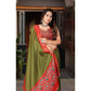 Amazing Women's Cotton Silk Printed Saree With Blouse Piece