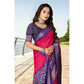 Amazing Women's Cotton Silk Printed Saree With Blouse Piece