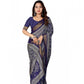 Marvellous Women's Cotton Silk Printed Saree With Blouse Piece