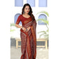 Amazing Women's Cotton Silk Printed Saree With Blouse Piece