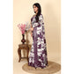 Fancy Women's Cotton Silk Floral Printed Saree With Blouse Piece