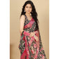 Fancy Women's Cotton Silk Floral Printed Saree With Blouse Piece