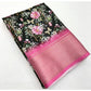Fancy Women's Cotton Silk Floral Printed Saree With Blouse Piece