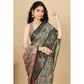 Fancy Women's Cotton Silk Floral Printed Saree With Blouse Piece