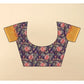 Magnificent Women's Cotton Silk Floral Printed Saree With Blouse Piece