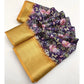 Magnificent Women's Cotton Silk Floral Printed Saree With Blouse Piece