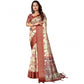 Fancy Women's Cotton Silk Floral Printed Saree With Blouse Piece