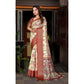 Fancy Women's Cotton Silk Floral Printed Saree With Blouse Piece