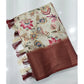 Fancy Women's Cotton Silk Floral Printed Saree With Blouse Piece