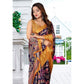 Magnificent Women's Cotton Silk Floral Printed Saree With Blouse Piece