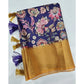 Magnificent Women's Cotton Silk Floral Printed Saree With Blouse Piece
