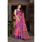 Magnificent Women's Cotton Silk Floral Printed Saree With Blouse Piece